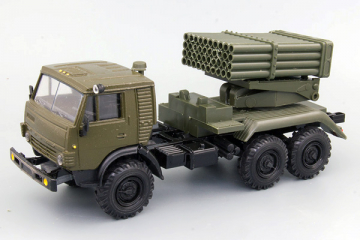 Камский 5350 БМ-21 РСЗО 9К51 'Град', хаки (1/43)