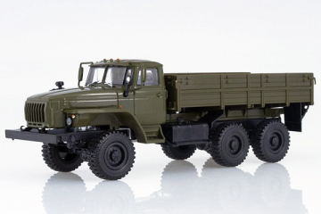 Уральский 43202-31 бортовой, хаки (1/43)