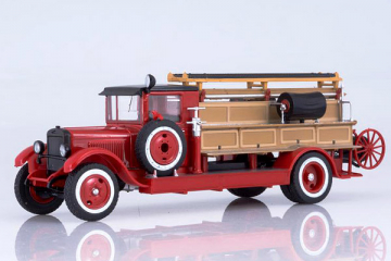 ПМЗ-1 (ЗИС-11) пожарный, красный (1/43)
