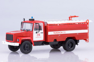 АЦ-30 (Горький-3307) пожарный, красный/белый (1/43)
