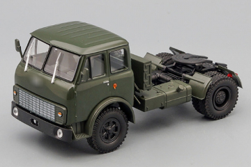 МАЗ-5429 седельный тягач, темно-зеленый (1/43)