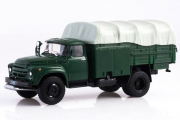ЗИЛ-130 ПСГ-160 бортовой с тентом, зеленый/серый (1/43)