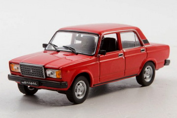ВАЗ-2107 'Жигули', красный (1/43)