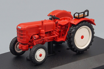 Трактор Fahr D 177 1958, красный (1/43)