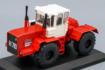 Трактор К-710 Ильич, красный/белый (1/43)