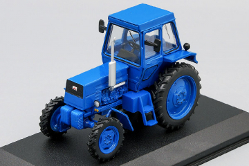Трактор ЛТЗ-55А 1991, синий (1/43)
