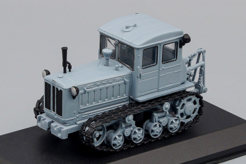 Трактор Т-74 гусеничный, серый (1/43)