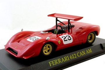 Ferrari 612 CANAM, красный, на подставке (1/43)
