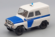 УАЗ-469 Милиция, серый/синий (1/43)