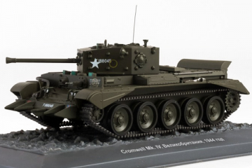 Танк Cromwell Mk. IV Великобритания, 1944 год, хаки, на подставке (1/43)