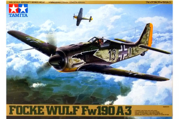 Самолет Focke-Wulf Fw 190 A-3 немецкий истребитель (1/48)