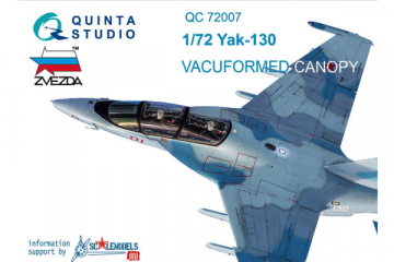 1/72 Набор остекления Як-130 с дет.шнуром (Звезда)