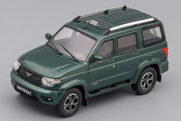 UAZ Patriot (УАЗ-3163) 2005-2014, тёмно-зелёный (1/43)