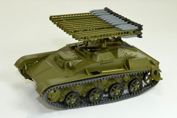 БМ-8-24 (Т-60), хаки, на подставке (1/43)