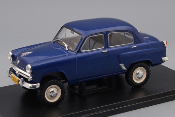 Москвич-410 4х4, синий (1/24)