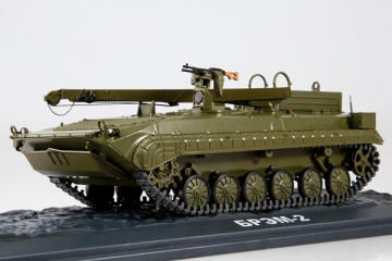 БРЭМ-2, хаки, на подставке (1/43)